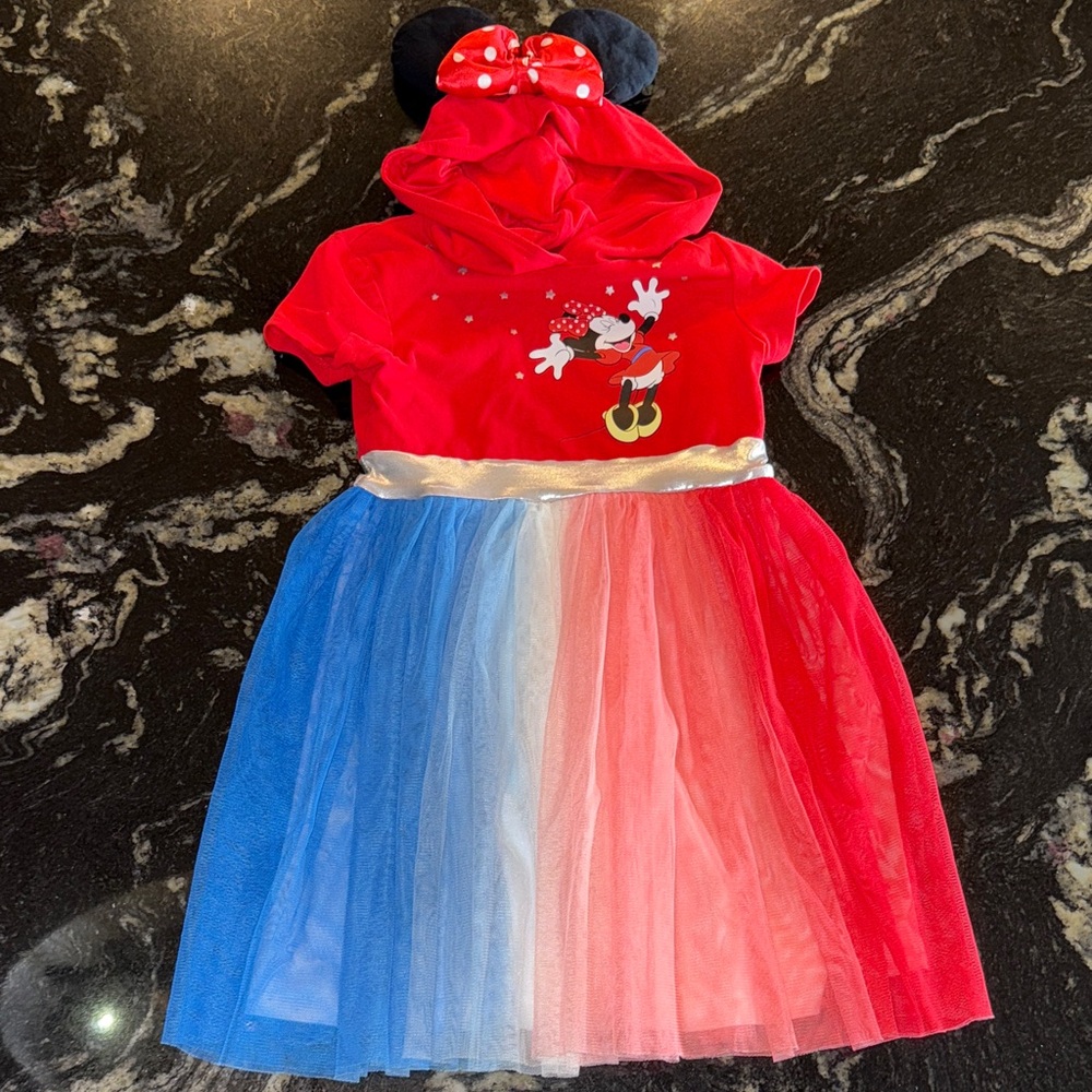 Disney Red and Blue Minnie Mouse Dress